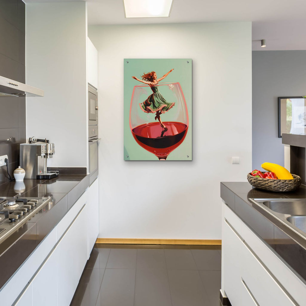 Wine Dance by Andreas Magnusson - 24x36 acrylic wall art in a room