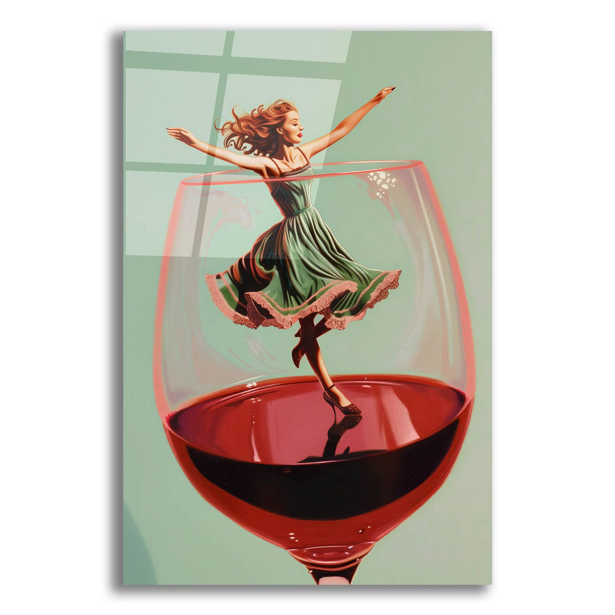 Wine Dance by Andreas Magnusson acrylic glass wall art