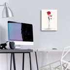 Wine Rose by Andreas Magnusson - 12x16 acrylic wall art in a room