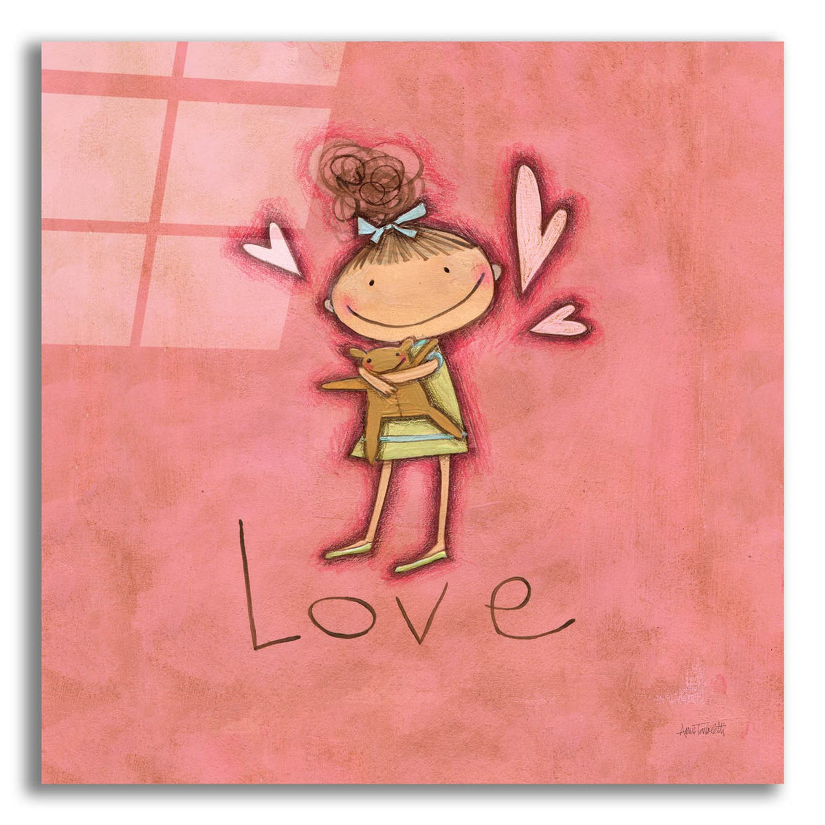 Love by Anne Tavoletti acrylic glass wall art