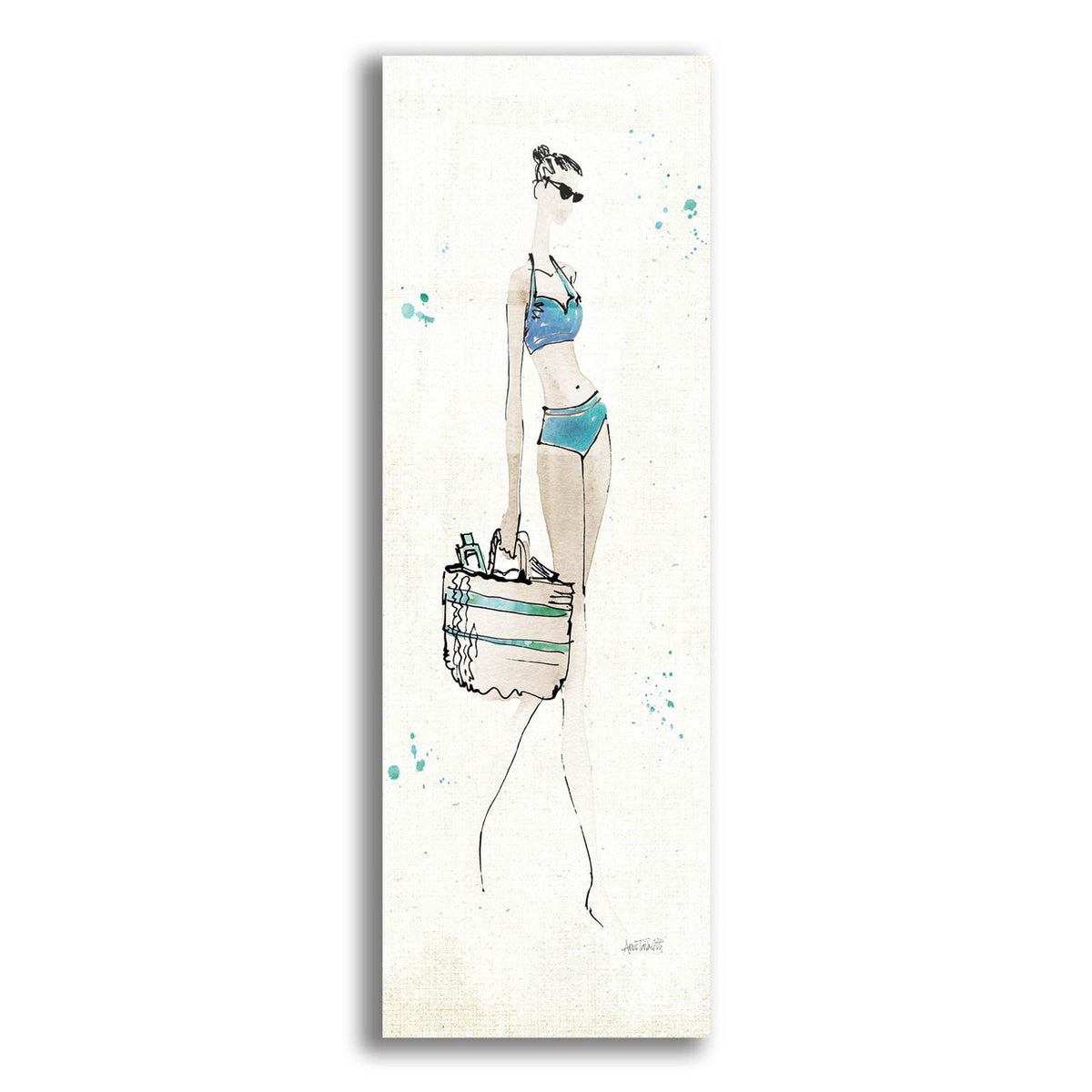 Beach Divas 6 by Anne Tavoletti acrylic glass wall art