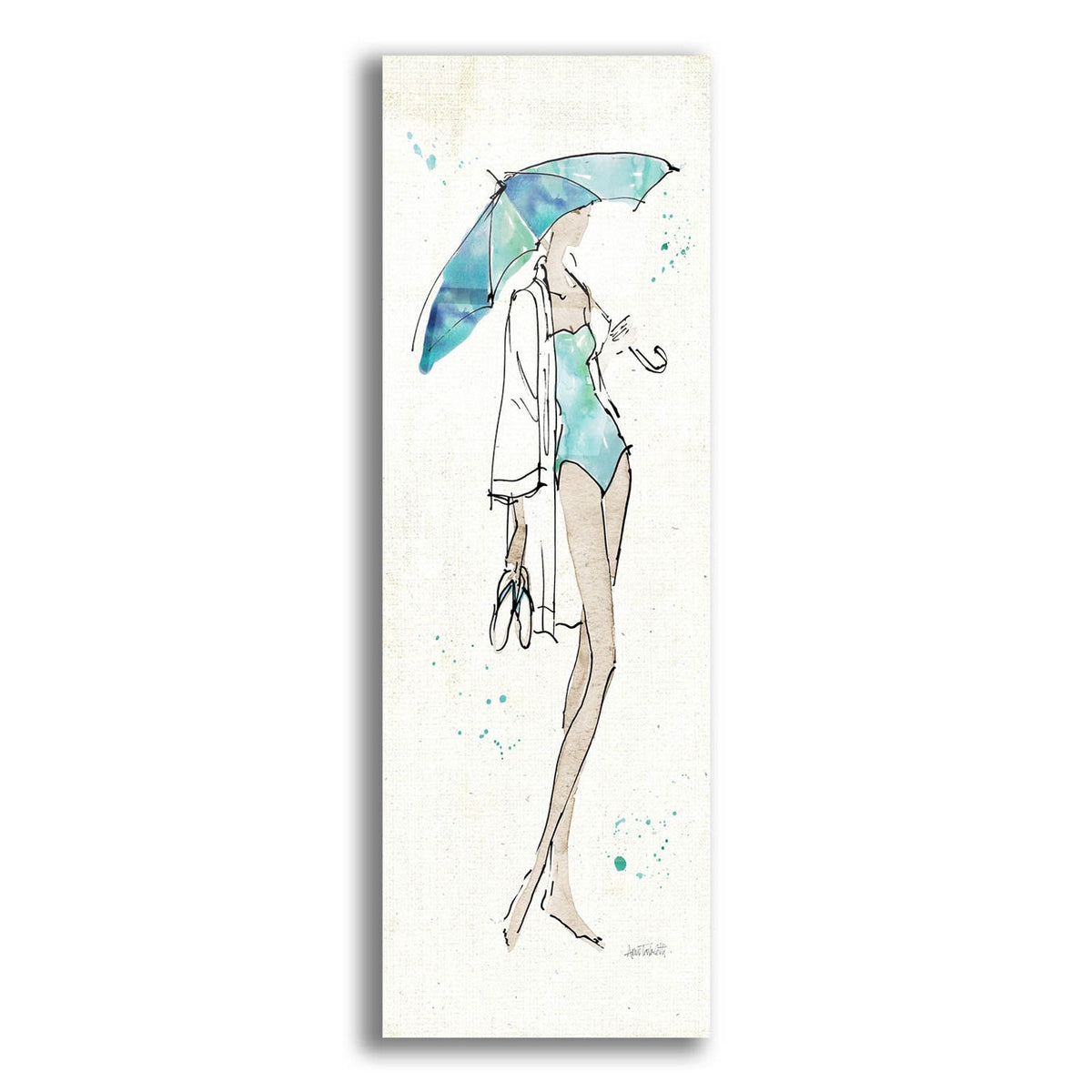 Beach Divas 1 by Anne Tavoletti acrylic glass wall art