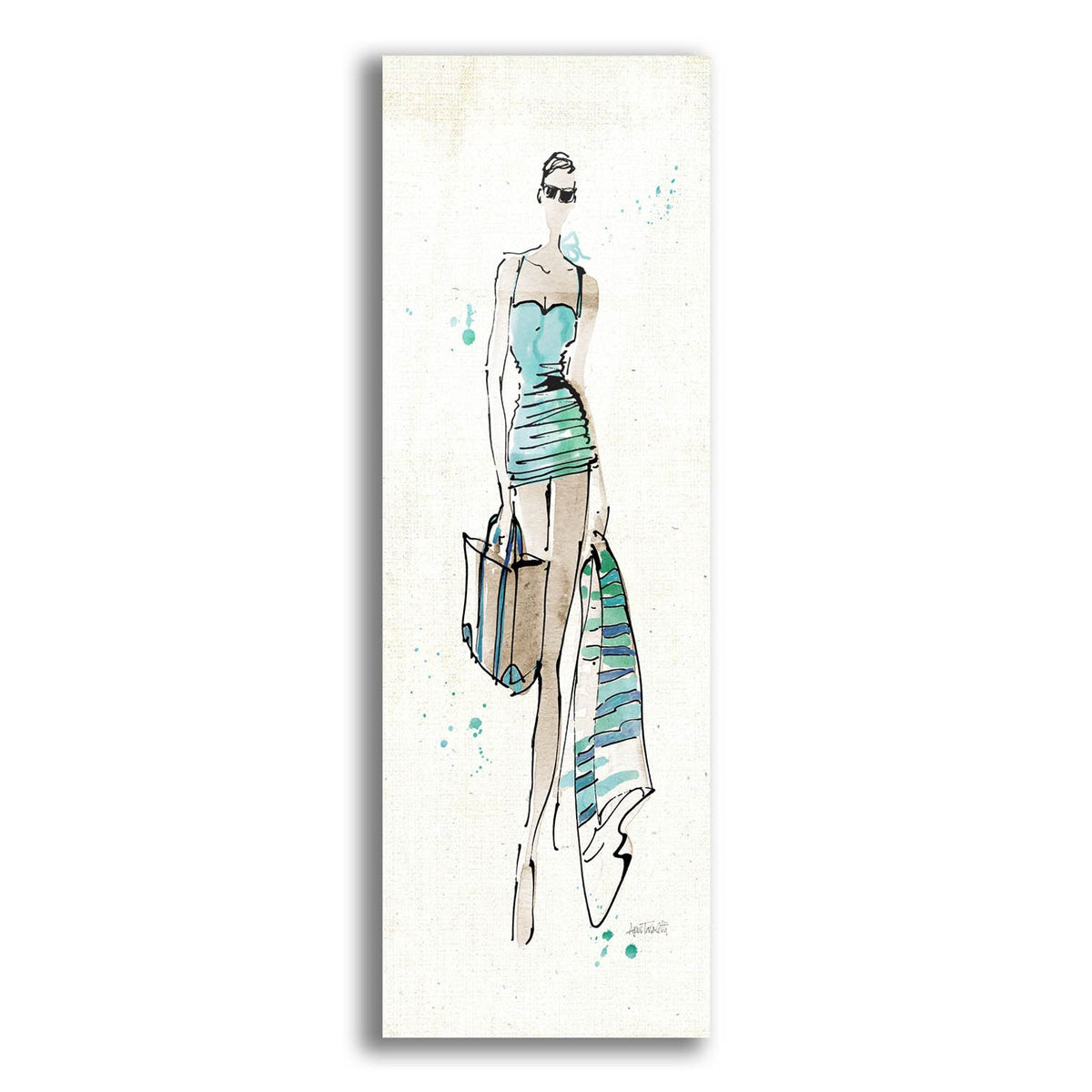 Beach Divas 2 by Anne Tavoletti acrylic glass wall art