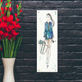Beach Divas 4 by Anne Tavoletti - 12x36 acrylic wall art in a room