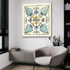 Coastal Breeze Tile 3 by Anne Tavoletti - 36x36 acrylic wall art in a room