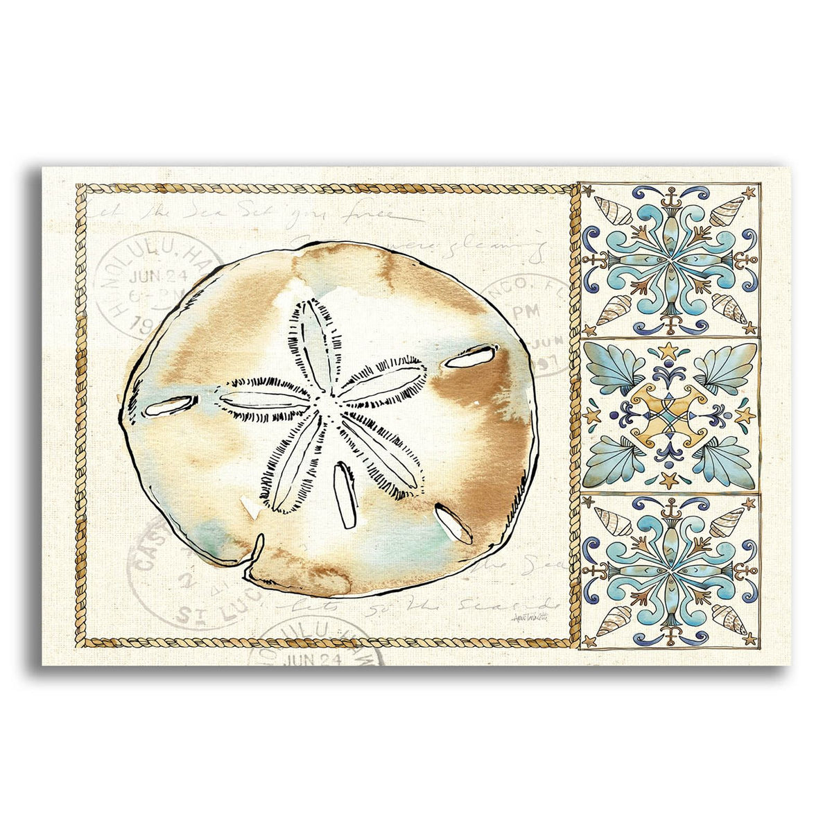 Coastal Breeze 2 by Anne Tavoletti acrylic glass wall art