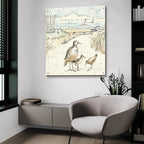 Coastal Breeze 10 by Anne Tavoletti - 36x36 acrylic wall art in a room