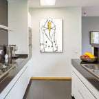 Fashion Strokes 1 No Splatter by Anne Tavoletti - 24x36 acrylic wall art in a room