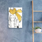 Fashion Strokes 3 No Splatter by Anne Tavoletti - 16x24 acrylic wall art in a room
