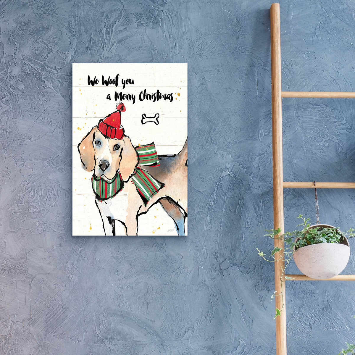 Strike A Paws 4 Woof You by Anne Tavoletti - 16x24 acrylic wall art in a room