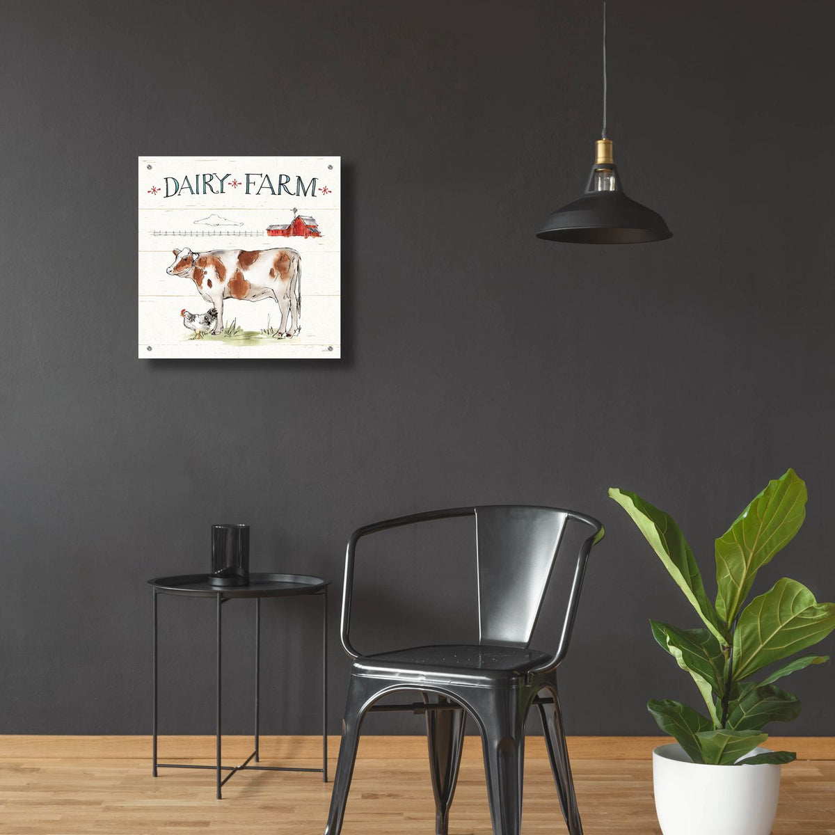 Down On The Farm 4 by Anne Tavoletti - 24x24 acrylic wall art in a room
