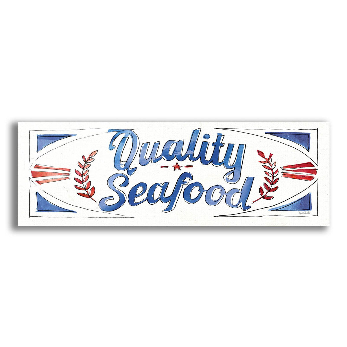 Seafood Shanty 8 by Anne Tavoletti acrylic glass wall art