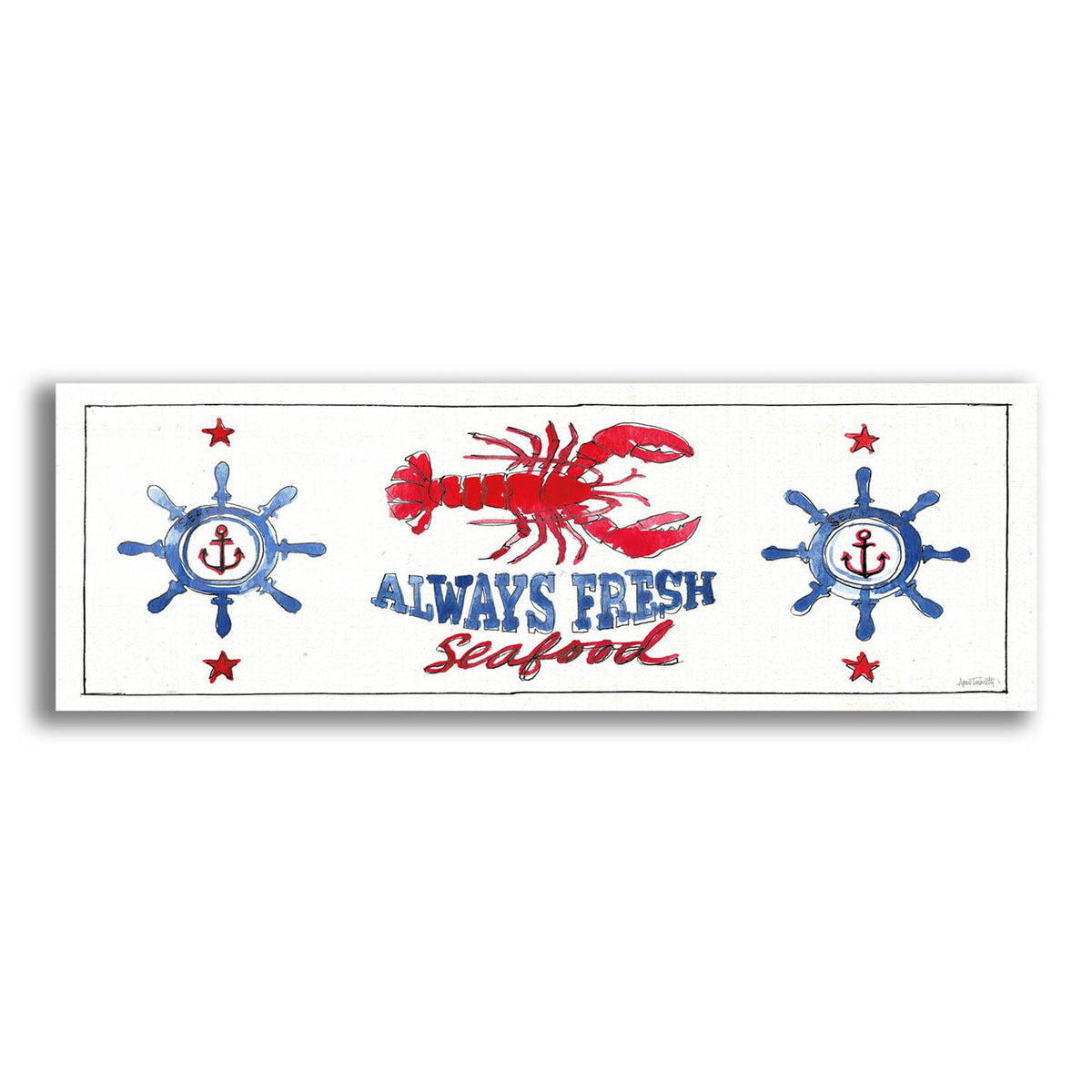 Seafood Shanty 11 by Anne Tavoletti acrylic glass wall art