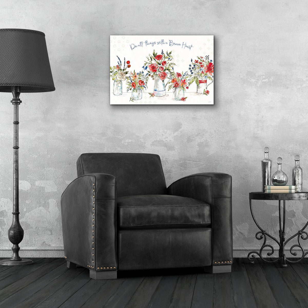 Americana Mood 1 by Anne Tavoletti - 24x16 acrylic wall art in a room