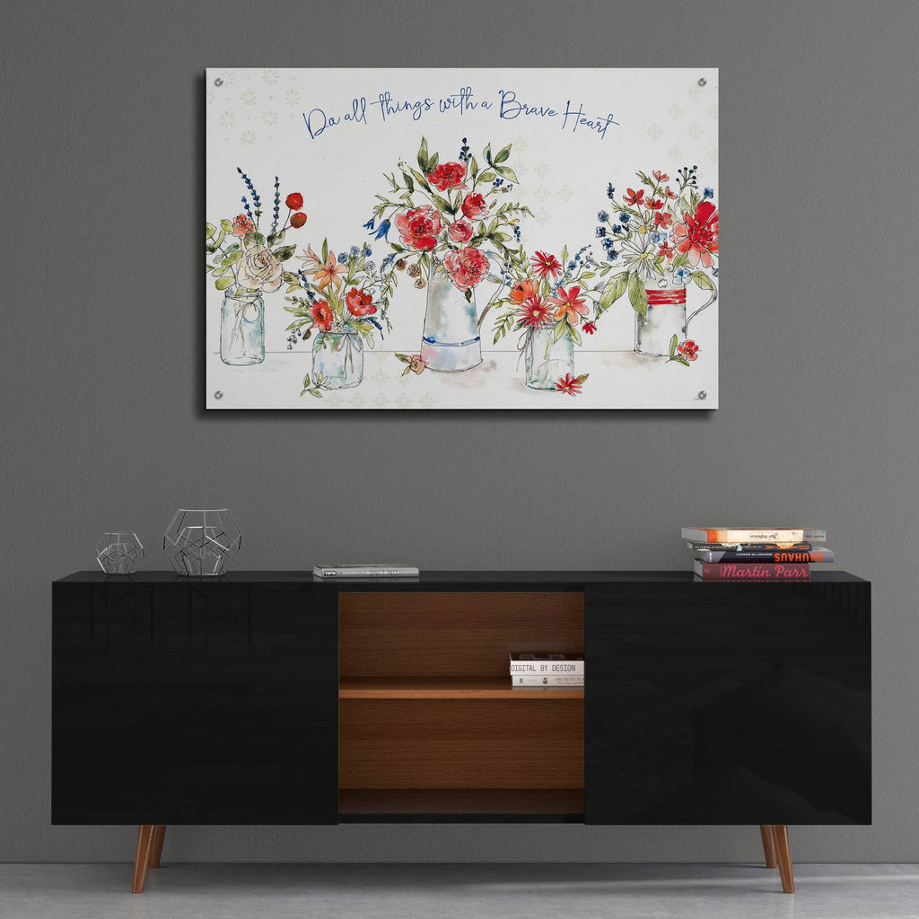 Americana Mood 1 by Anne Tavoletti - 36x24 acrylic wall art in a room
