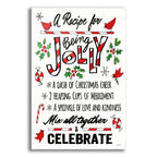 Holiday Joy 6 Light by Anne Tavoletti acrylic glass wall art