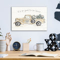 Modern Farmhouse 8 Cream Truck by Anne Tavoletti - 16x12 acrylic wall art in a room