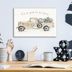 Modern Farmhouse 8 Cream Truck by Anne Tavoletti - 16x12 acrylic wall art in a room