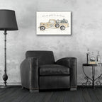 Modern Farmhouse 8 Cream Truck by Anne Tavoletti - 24x16 acrylic wall art in a room