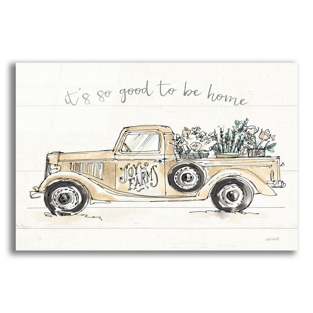 Modern Farmhouse 8 Cream Truck by Anne Tavoletti acrylic glass wall art