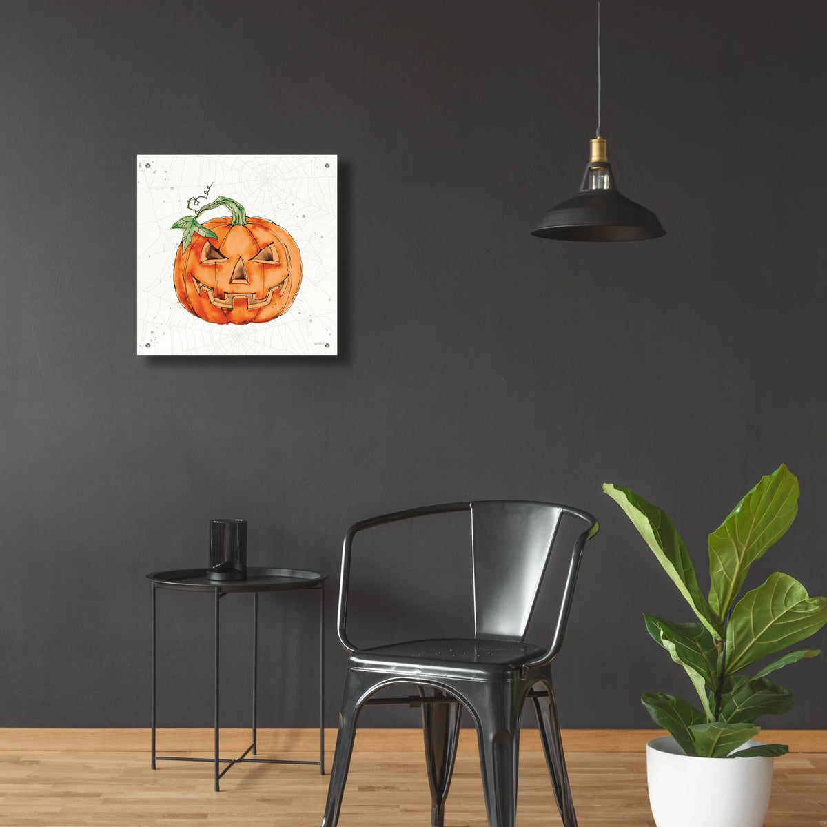 Phantom Pumpkin by Anne Tavoletti - 24x24 acrylic wall art in a room