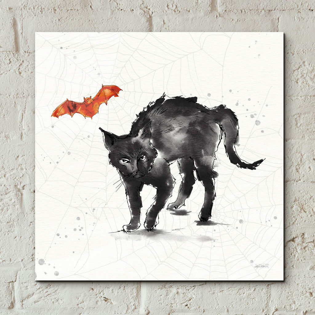 Phantom Cat by Anne Tavoletti - 12x12 acrylic wall art in a room