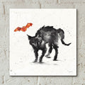 Phantom Cat by Anne Tavoletti - 12x12 acrylic wall art in a room