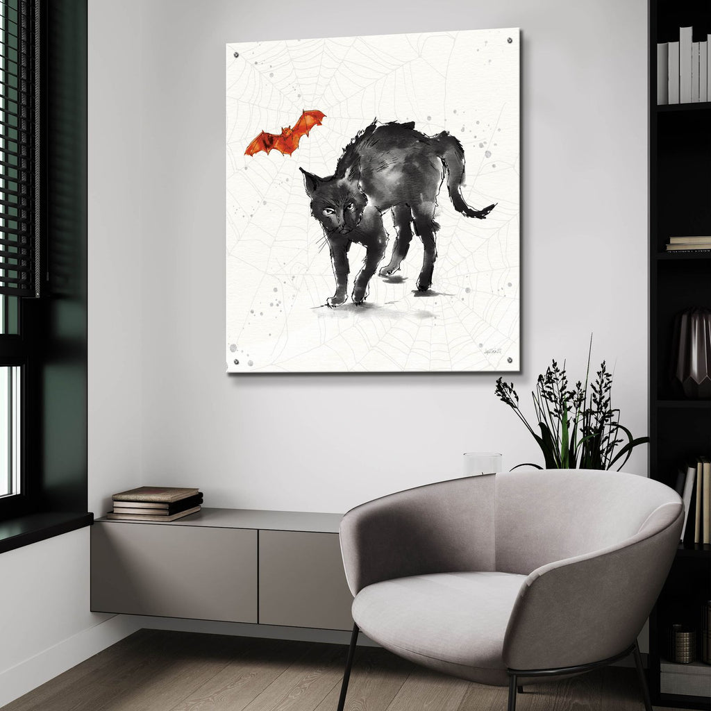 Phantom Cat by Anne Tavoletti - 36x36 acrylic wall art in a room