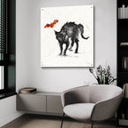 Phantom Cat by Anne Tavoletti - 36x36 acrylic wall art in a room
