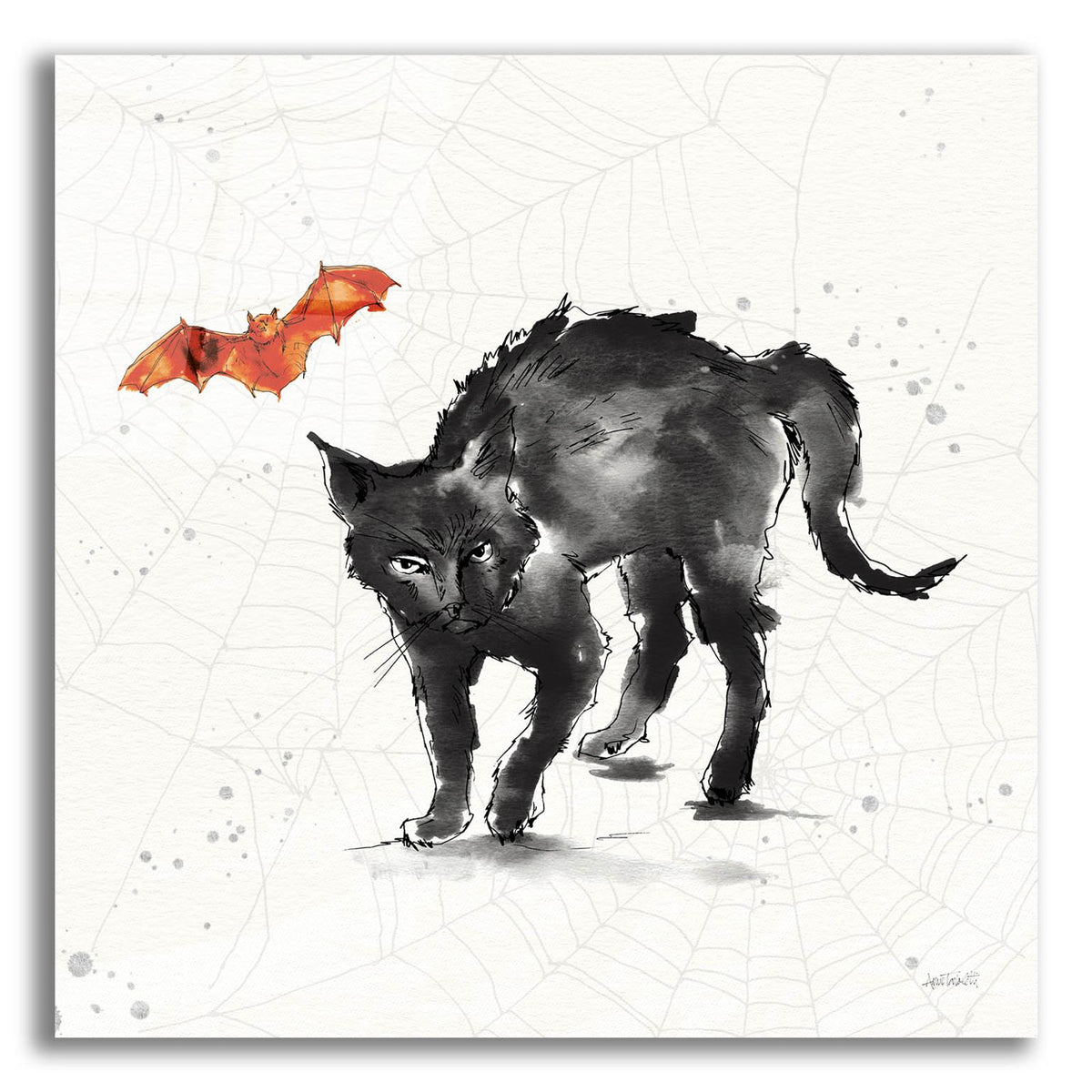 Phantom Cat by Anne Tavoletti acrylic glass wall art