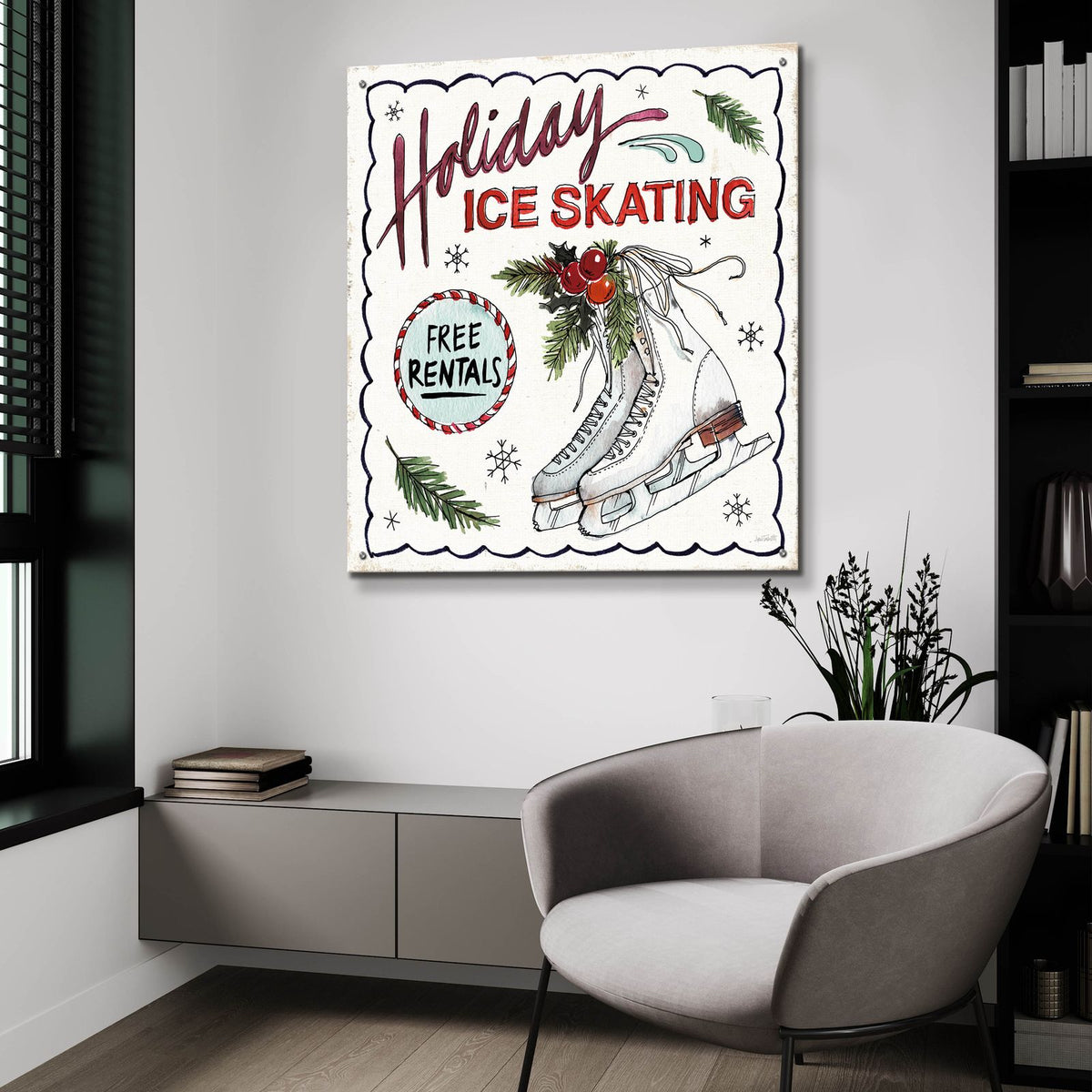 Holiday Season 3 by Anne Tavoletti - 36x36 acrylic wall art in a room