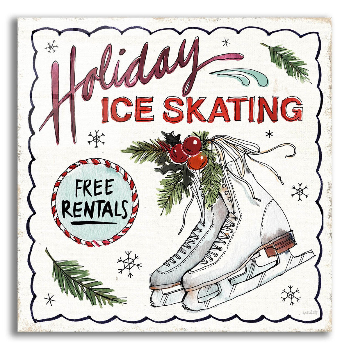 Holiday Season 3 by Anne Tavoletti acrylic glass wall art