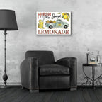 Lemonade Stand 1 by Anne Tavoletti - 24x16 acrylic wall art in a room