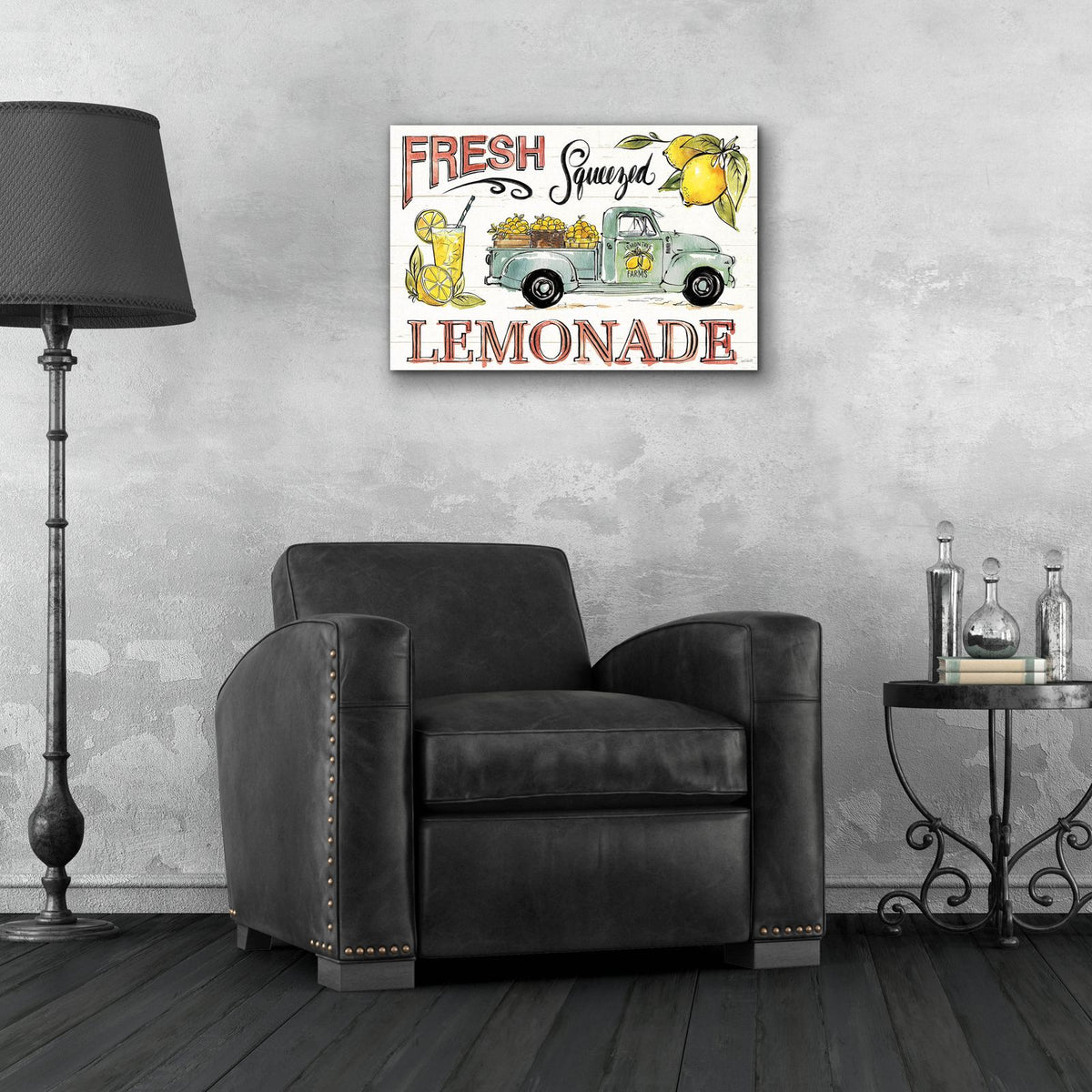 Lemonade Stand 1 by Anne Tavoletti - 24x16 acrylic wall art in a room
