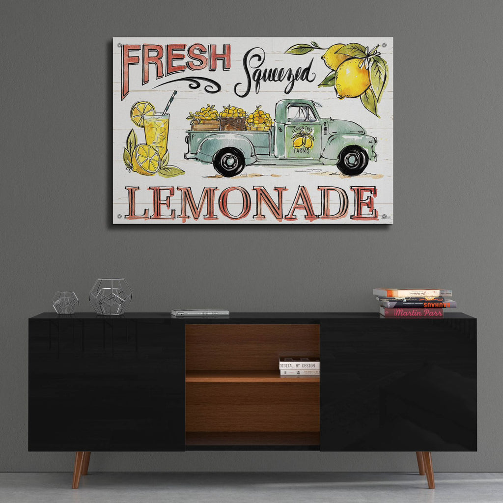 Lemonade Stand 1 by Anne Tavoletti - 36x24 acrylic wall art in a room