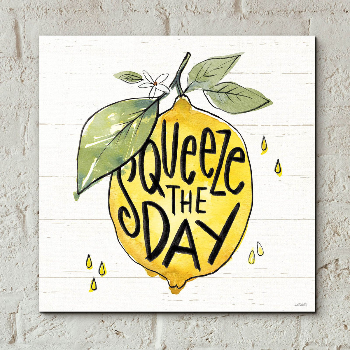 Lemonade Stand 6 by Anne Tavoletti - 12x12 acrylic wall art in a room