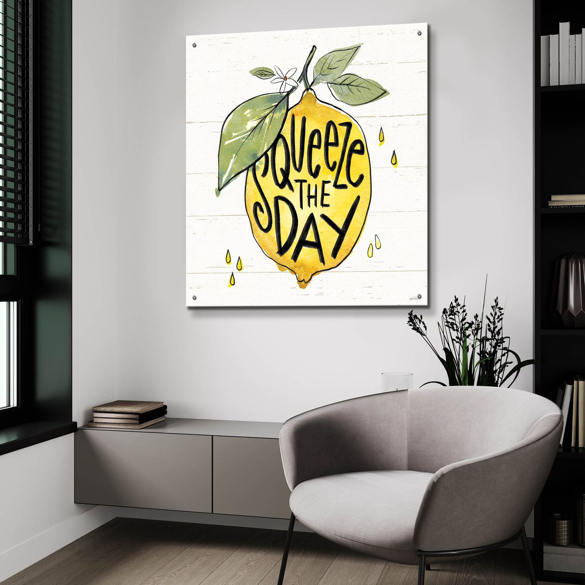 Lemonade Stand 6 by Anne Tavoletti - 36x36 acrylic wall art in a room