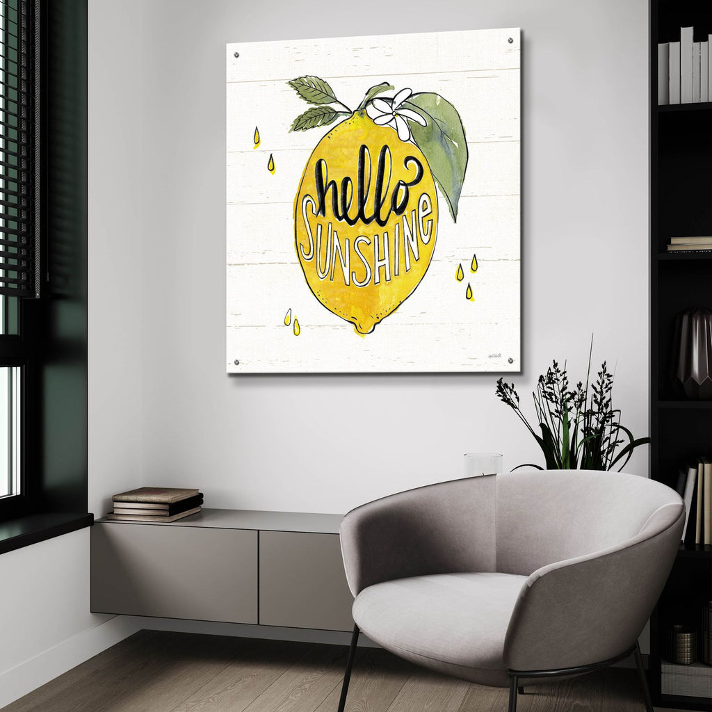 Lemonade Stand 7 by Anne Tavoletti - 36x36 acrylic wall art in a room