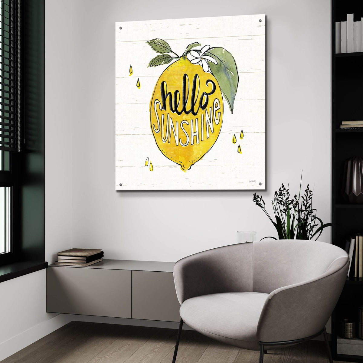 Lemonade Stand 7 by Anne Tavoletti - 36x36 acrylic wall art in a room