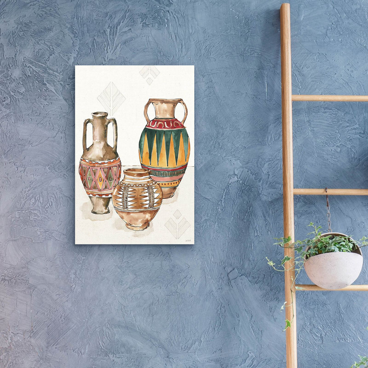 African Flair 3 by Anne Tavoletti - 16x24 acrylic wall art in a room