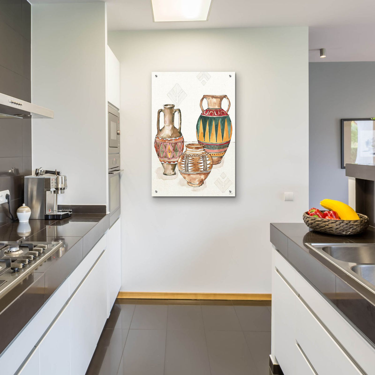 African Flair 3 by Anne Tavoletti - 24x36 acrylic wall art in a room
