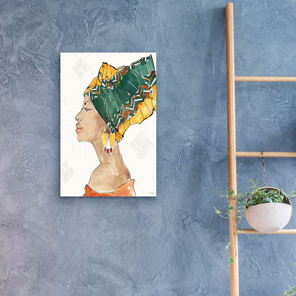 African Flair 7 by Anne Tavoletti - 16x24 acrylic wall art in a room