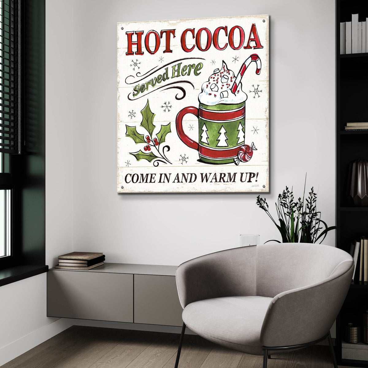 Christmas Treats 4 by Anne Tavoletti - 36x36 acrylic wall art in a room