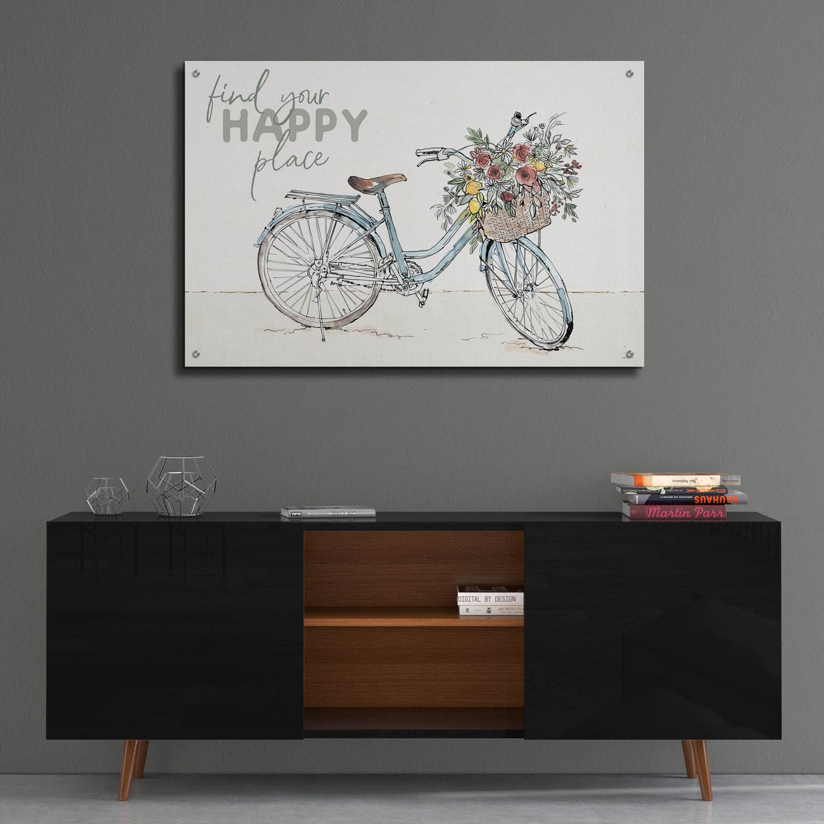 Farmhouse Flea Market 6 by Anne Tavoletti - 36x24 acrylic wall art in a room