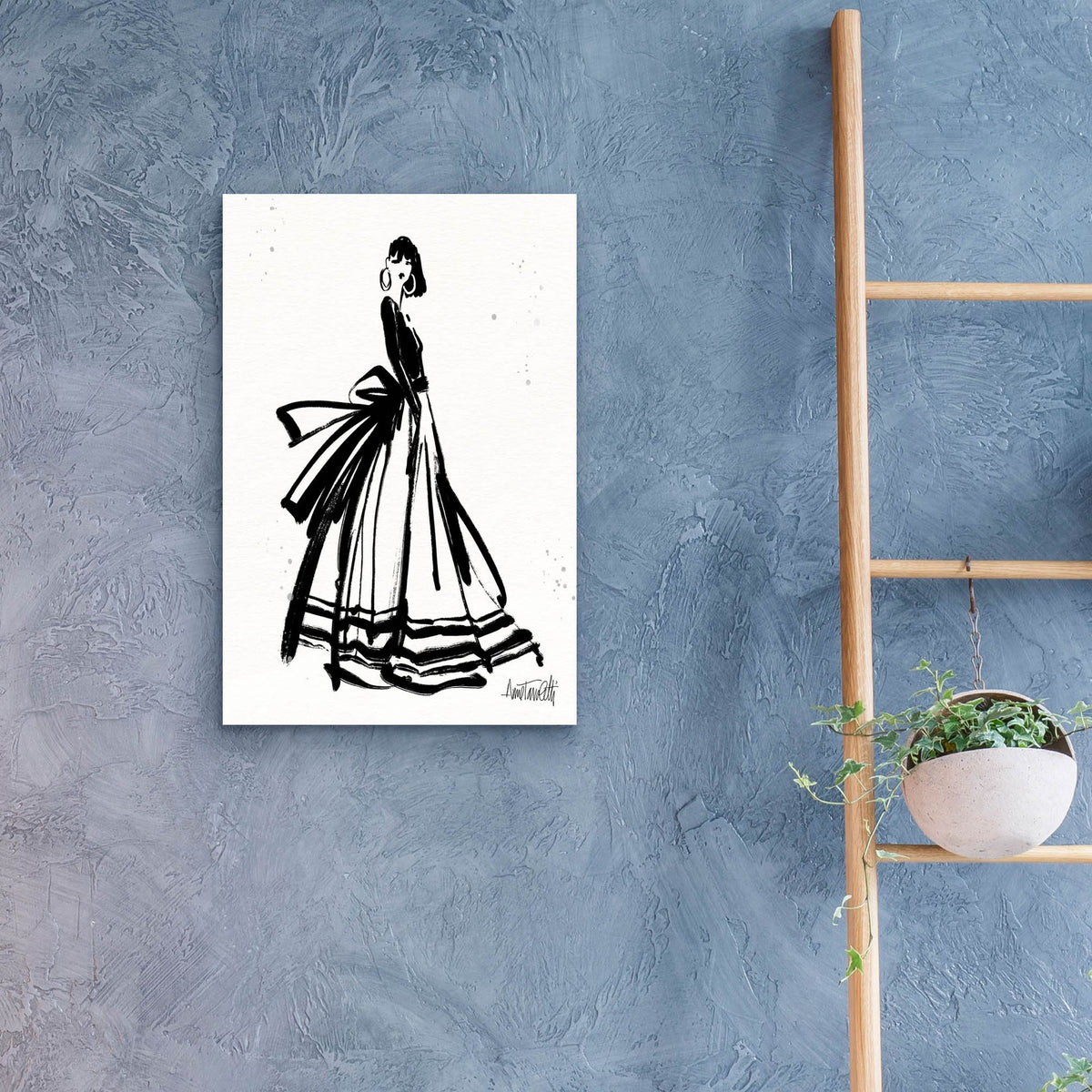 Epic Art 'Style Sketches 1'  by Anne Tavoletti Acrylic Glass Wall Art,16x24