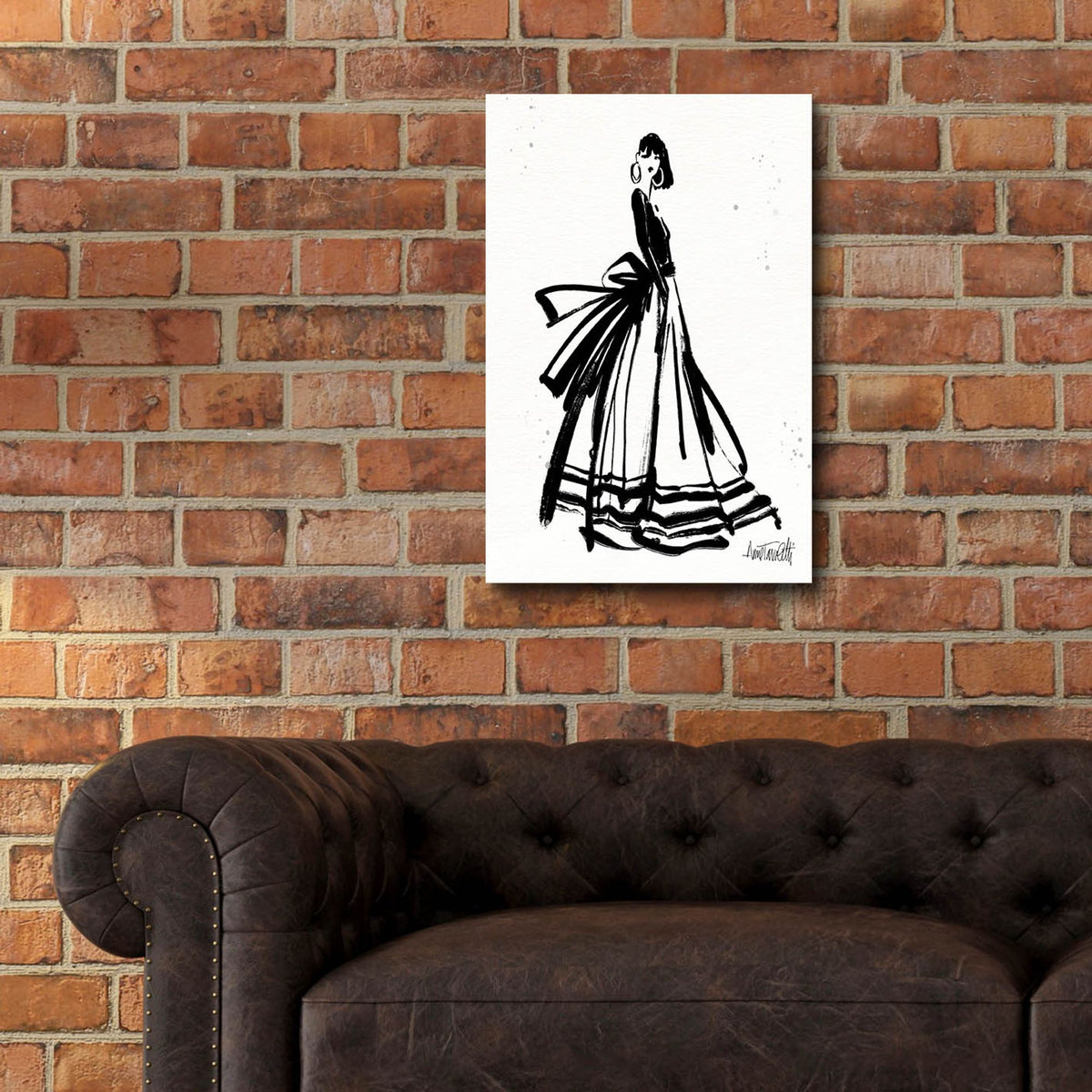 Epic Art 'Style Sketches 1'  by Anne Tavoletti Acrylic Glass Wall Art,16x24