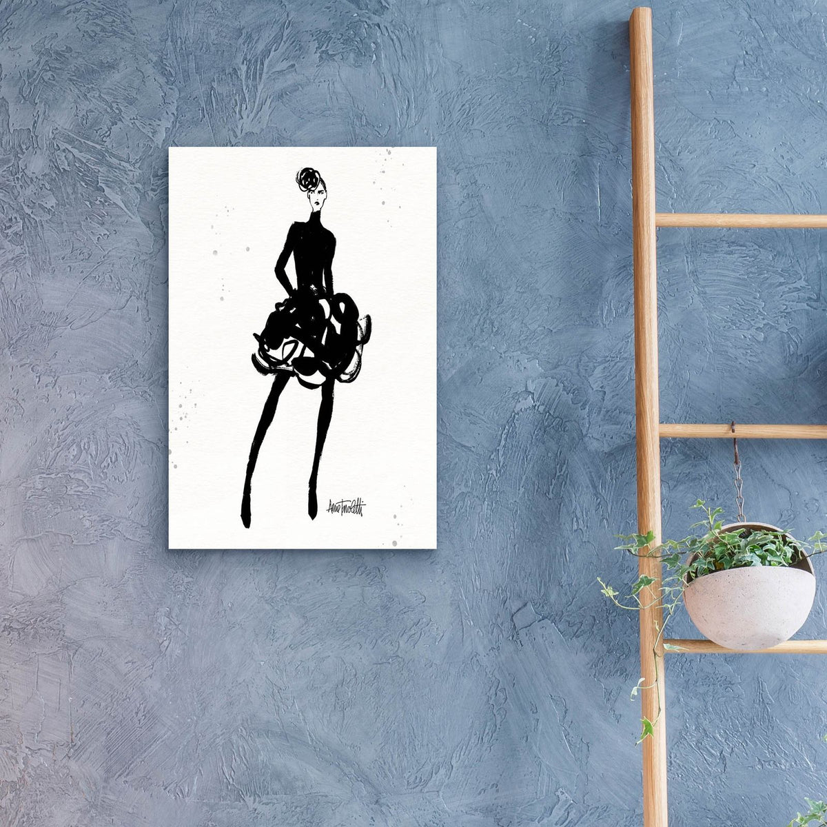 Style Sketches 6 by Anne Tavoletti - 16x24 acrylic wall art in a room