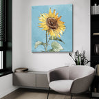 Farmhouse Flea Market 9 Blue by Anne Tavoletti - 36x36 acrylic wall art in a room
