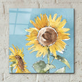 Farmhouse Flea Market 10 Blue by Anne Tavoletti - 12x12 acrylic wall art in a room