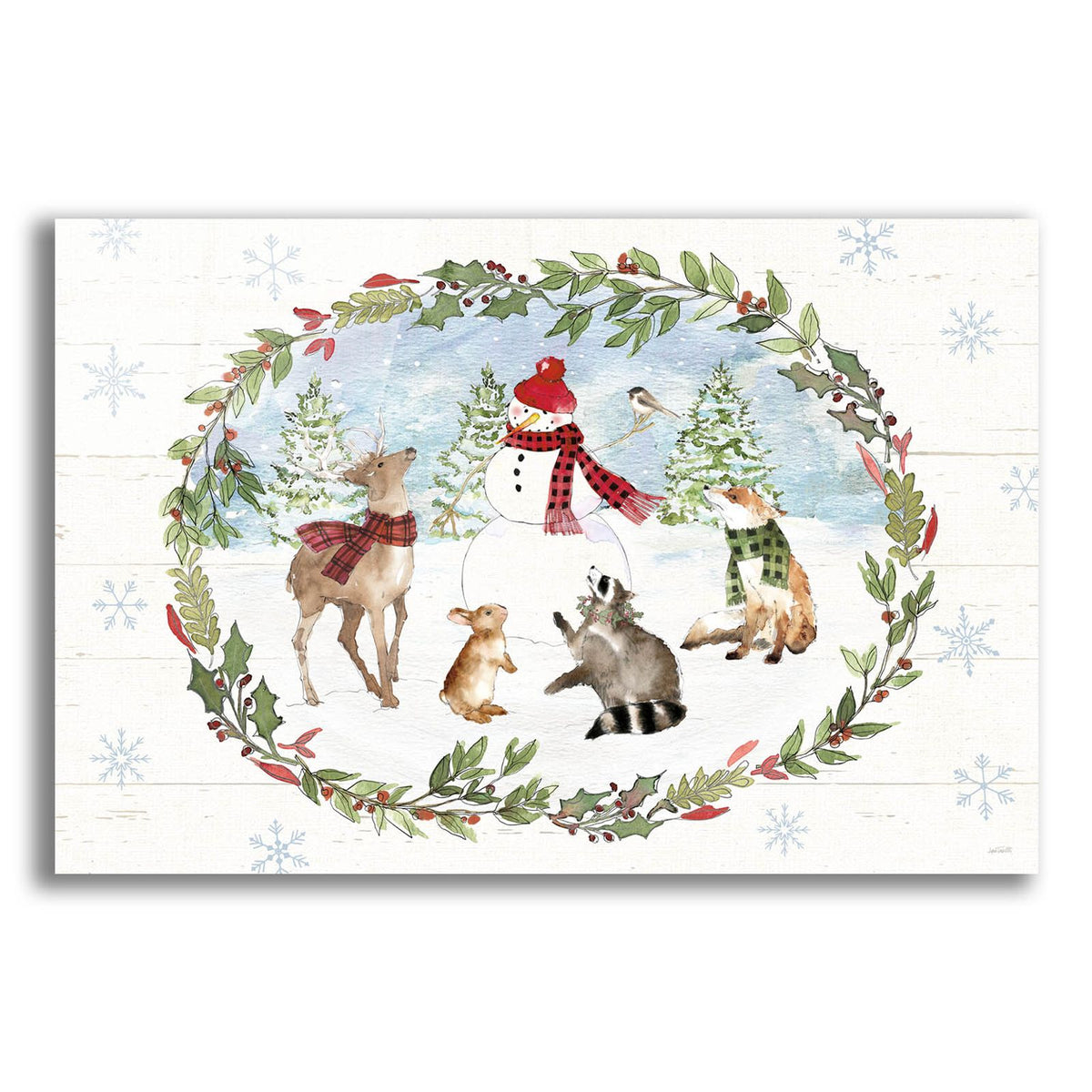 Holiday Vignette 1 by Anne Tavoletti acrylic glass wall art